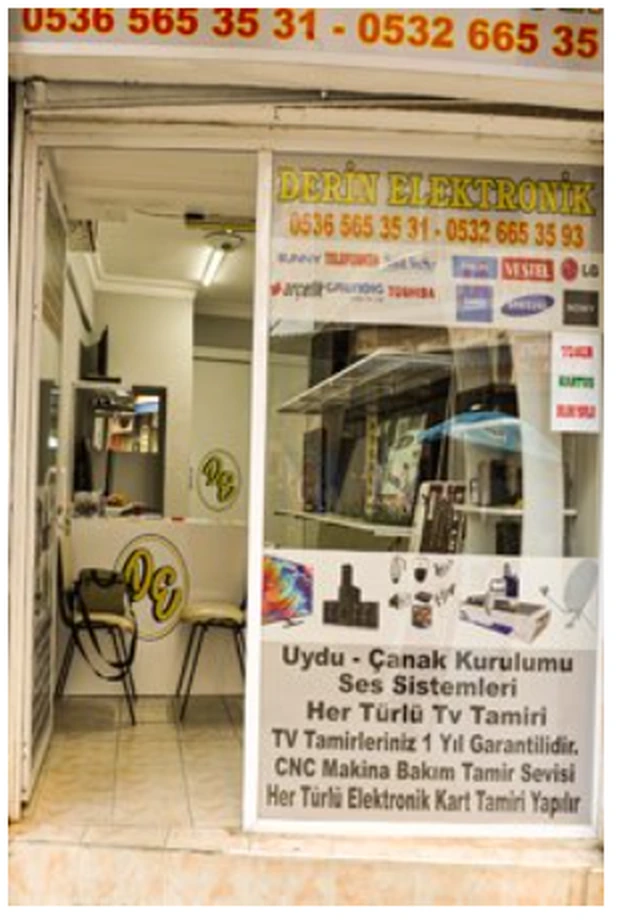 Derinsu Elektronik Bornova teknik servis noktası